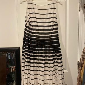 Talbots 14W striped dress